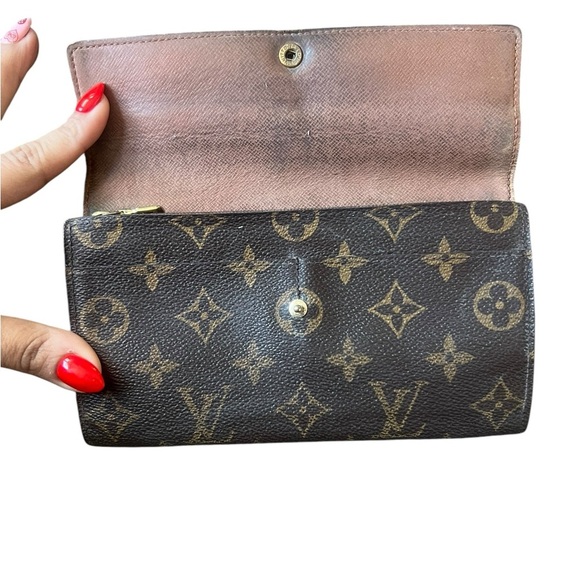 Authentic Louis Vuitton Monogram Portefeuille Sarah Long Wallet! - Picture 5 of 15